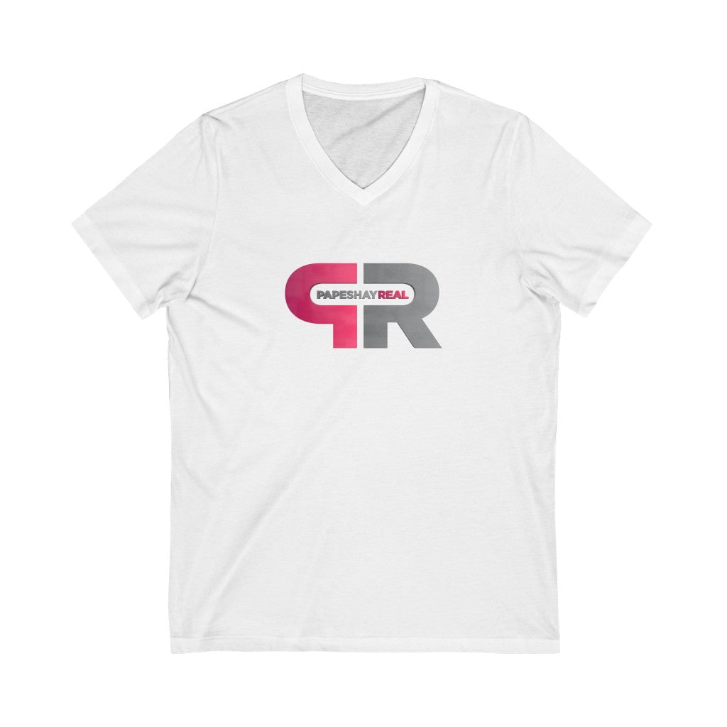 Papeshay Real Special Unisex Jersey Short Sleeve V-Neck Tee
