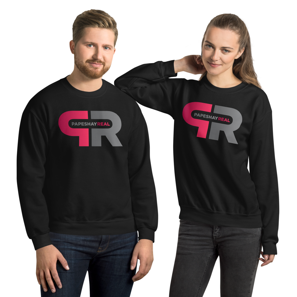Papeshay Real Black Unisex Sweatshirt