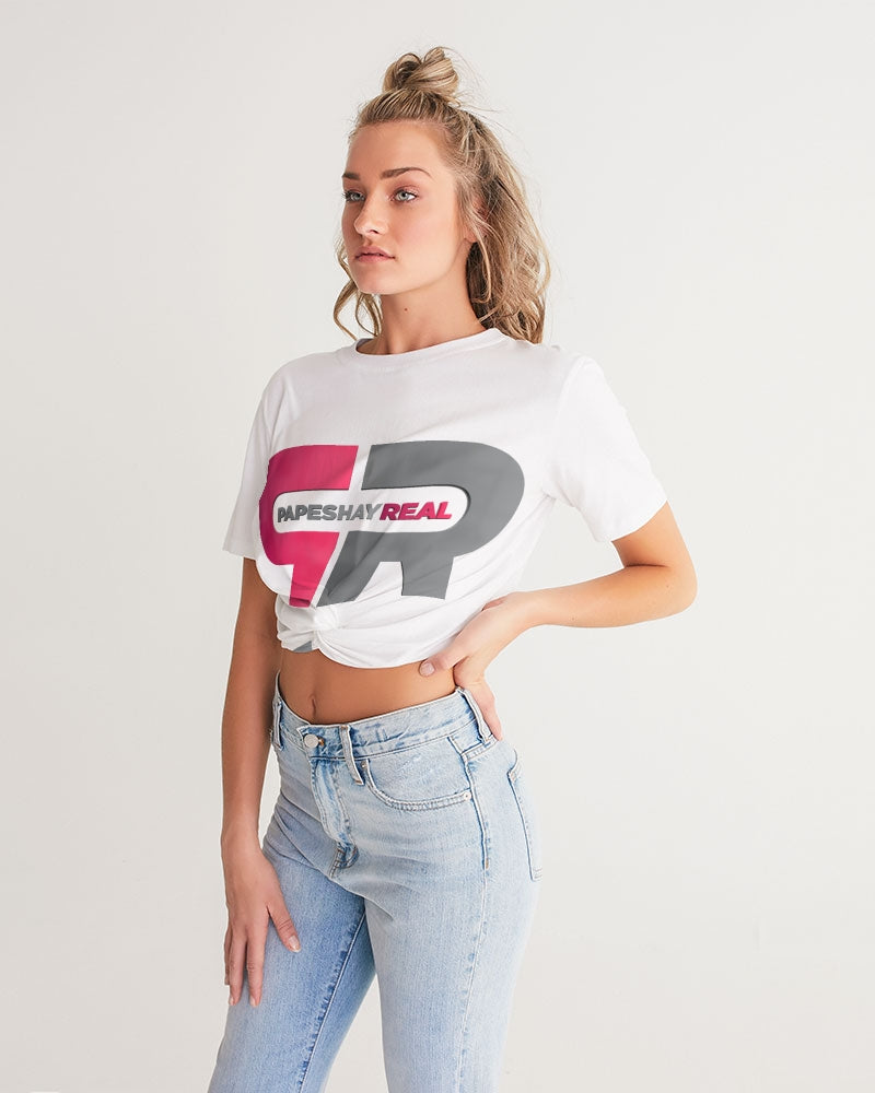 Papeshay Real Front Twist-Cropped Tee