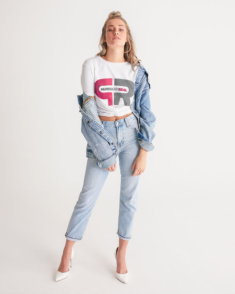 Papeshay Real Front Twist-Cropped Tee