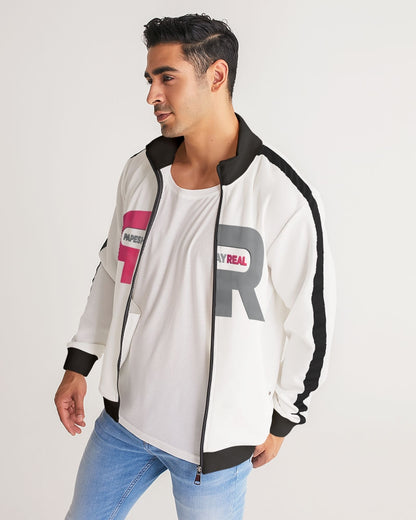 Men's Stripe-Sleeve Track Jacket