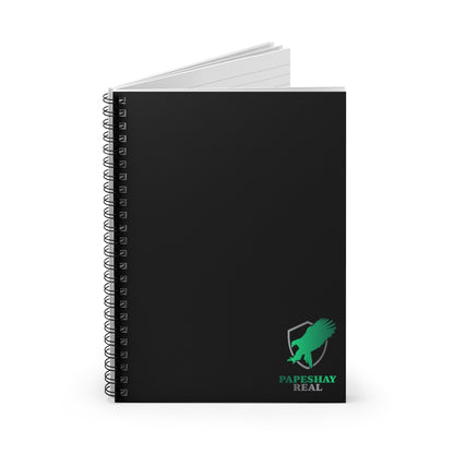 Papeshay Real Spiral Notebook - Ruled Line (Green Logo)