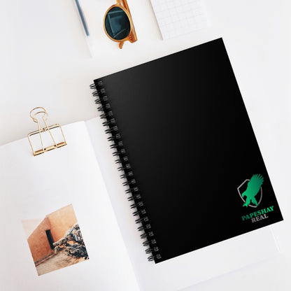 Papeshay Real Spiral Notebook - Ruled Line (Green Logo)