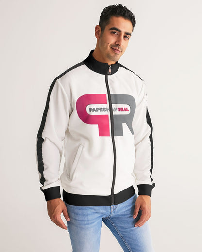 Men's Stripe-Sleeve Track Jacket