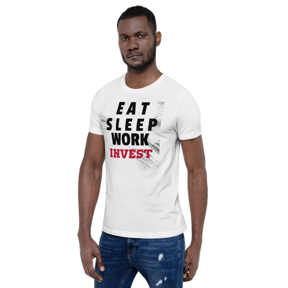 Papeshay Real  Eat Sleep Work Short-Sleeve Unisex T-Shirt