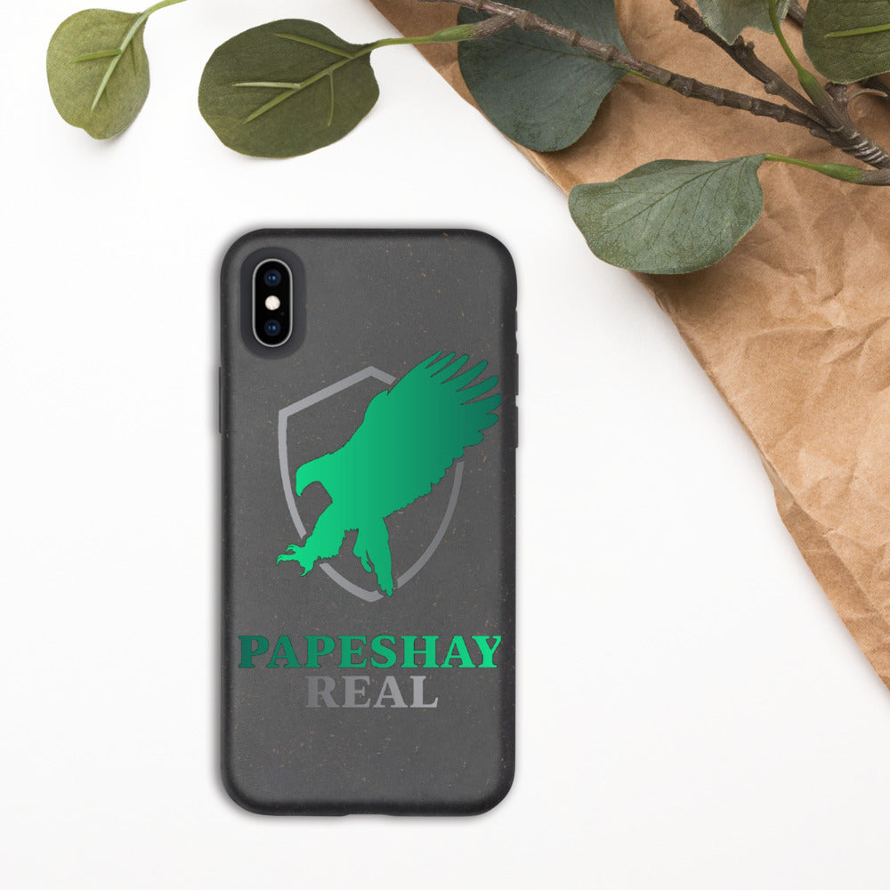 Papeshay Real Black Biodegradable Phone Case