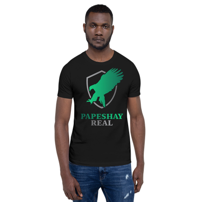 Papeshay Real Eagle Black Short-Sleeve Unisex T-Shirt