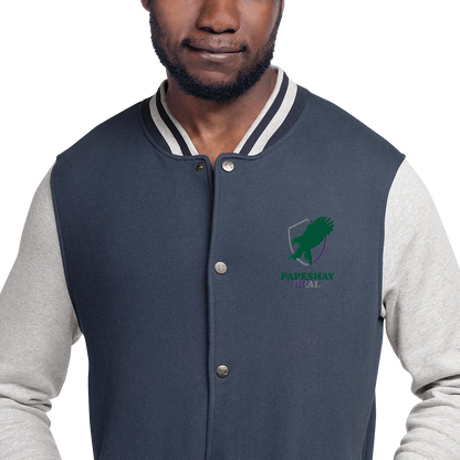 Papeshay Real Eagle Embroidered Champion Bomber Jacket