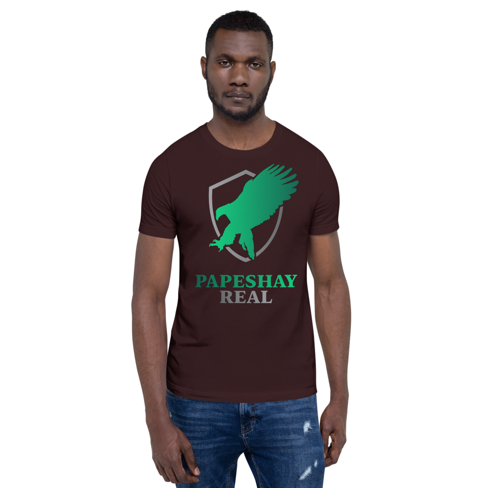 Papeshay Real Eagle Black Short-Sleeve Unisex T-Shirt